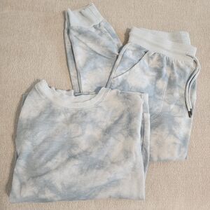 Stars Above Cloud Blue Pajama Set